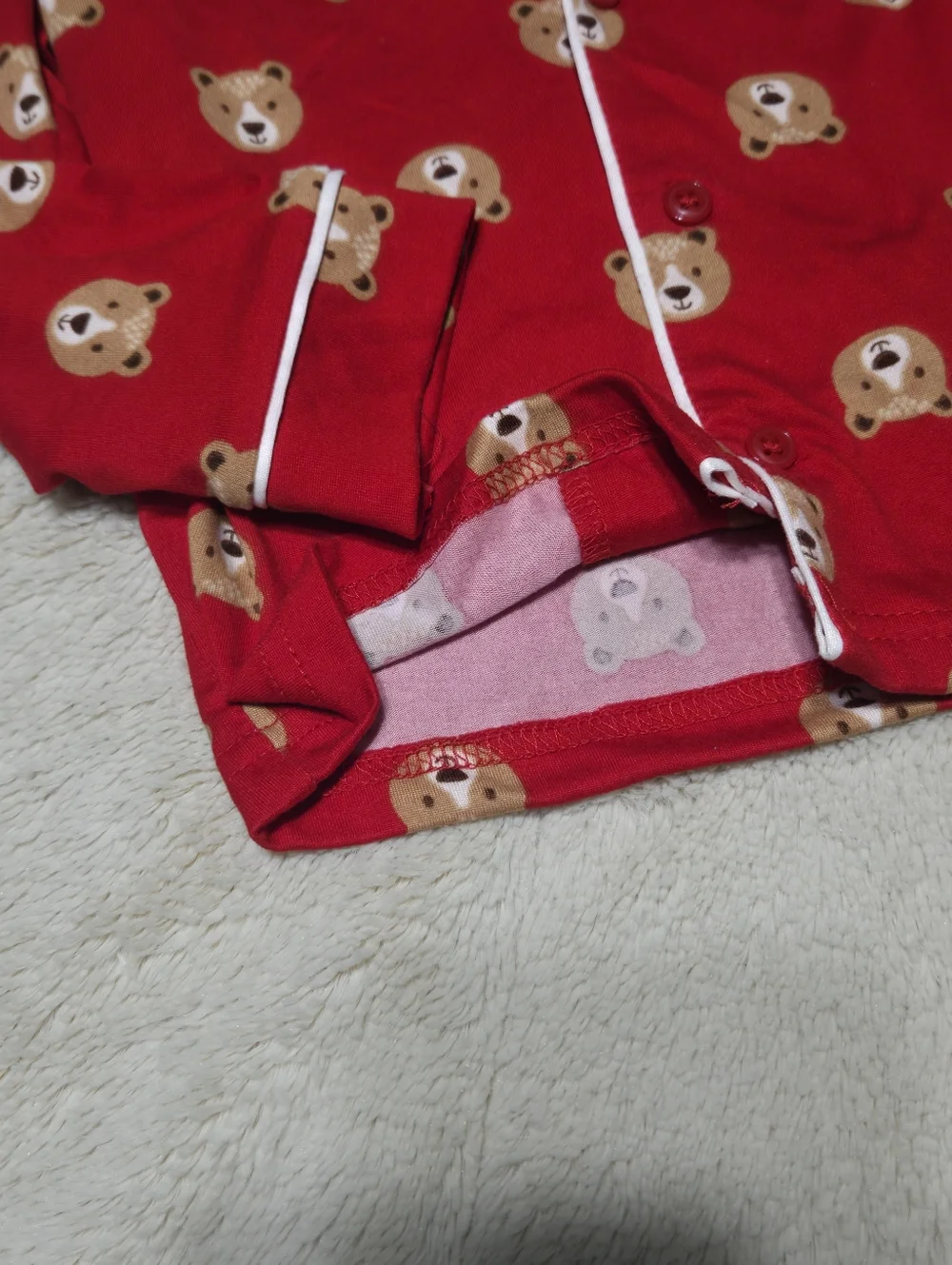 Set of 2 Matching Bear pajama set includes PJ Tops and PJ Bottoms toddler kid 3T